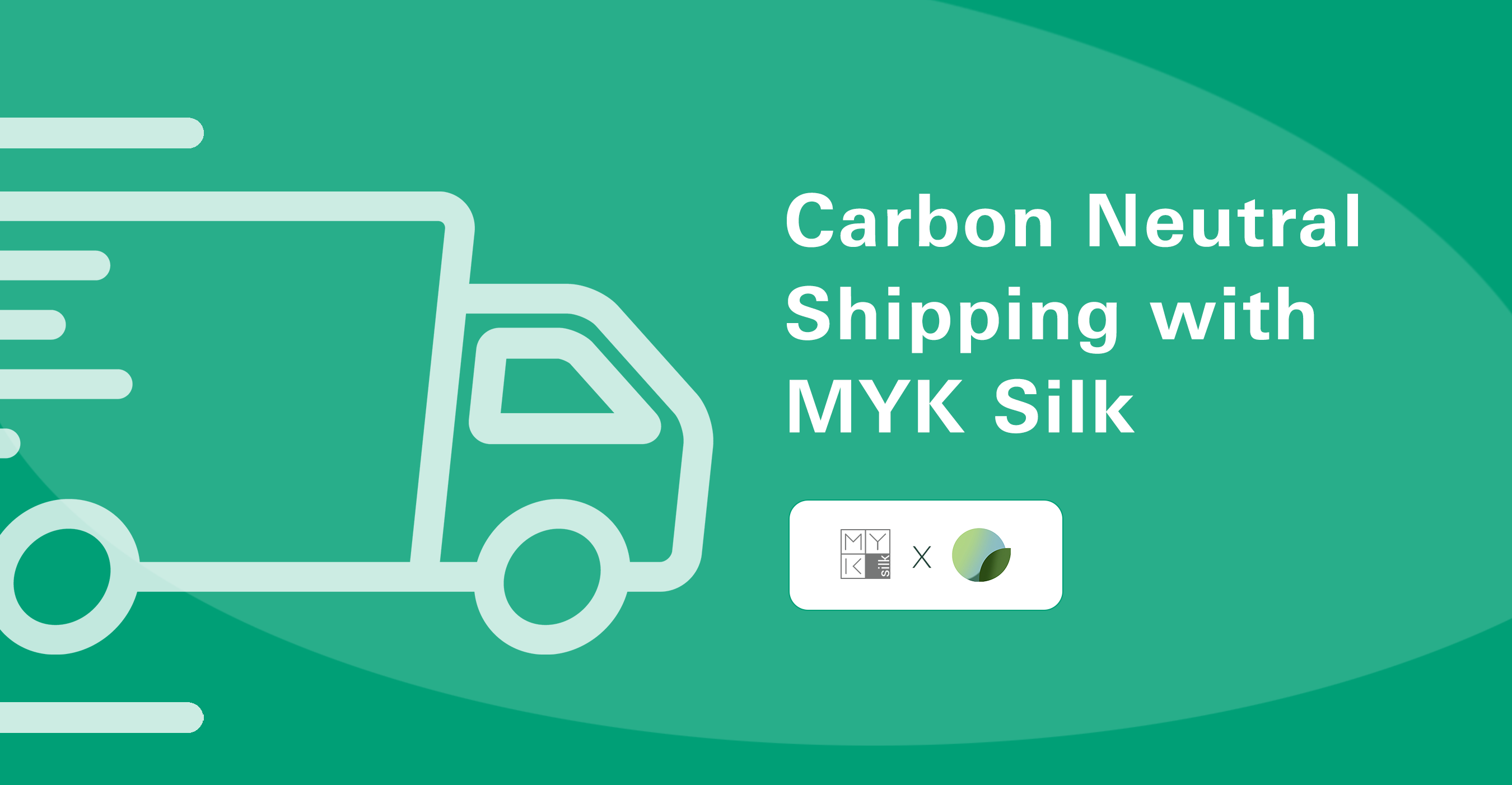 MYK Silk Now Offers Carbon-Neutral Shipping!