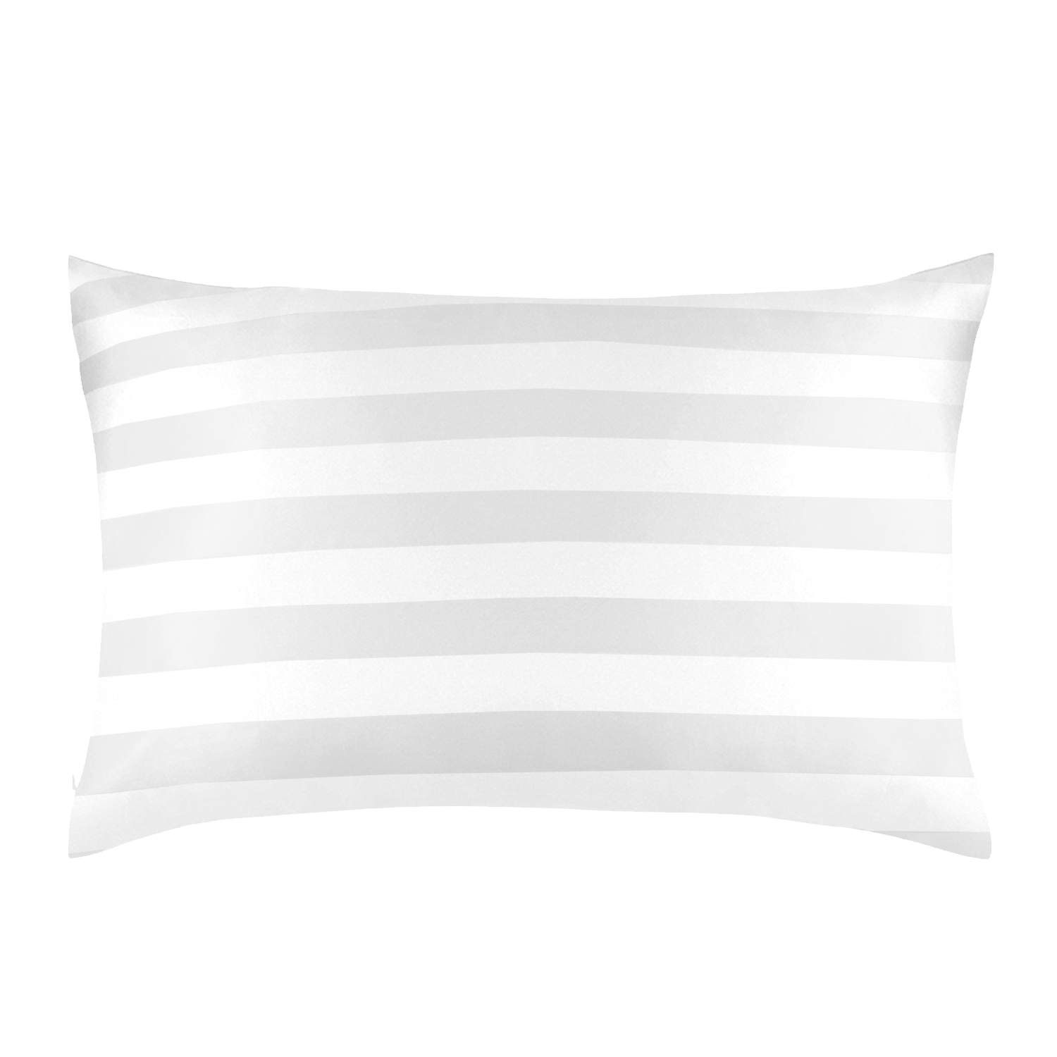 Natural Mulberry Silk Pillowcase (19 Momme) - MYK Silk #color_ivory white stripes
