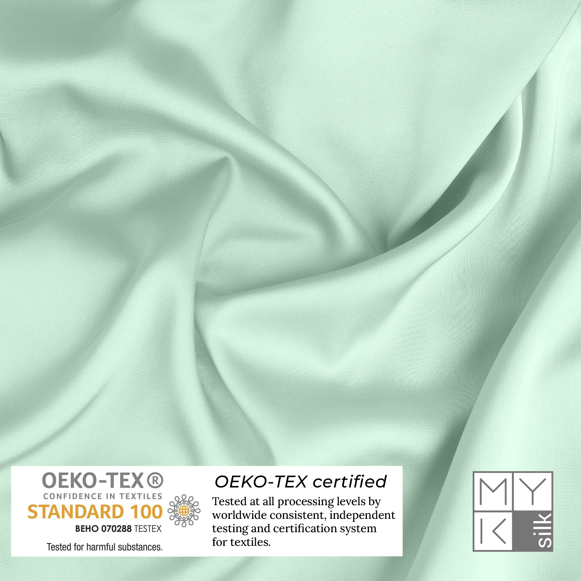 Products Luxury Mulberry Silk Pillowcase (25 momme) - MYK Silk #color_green