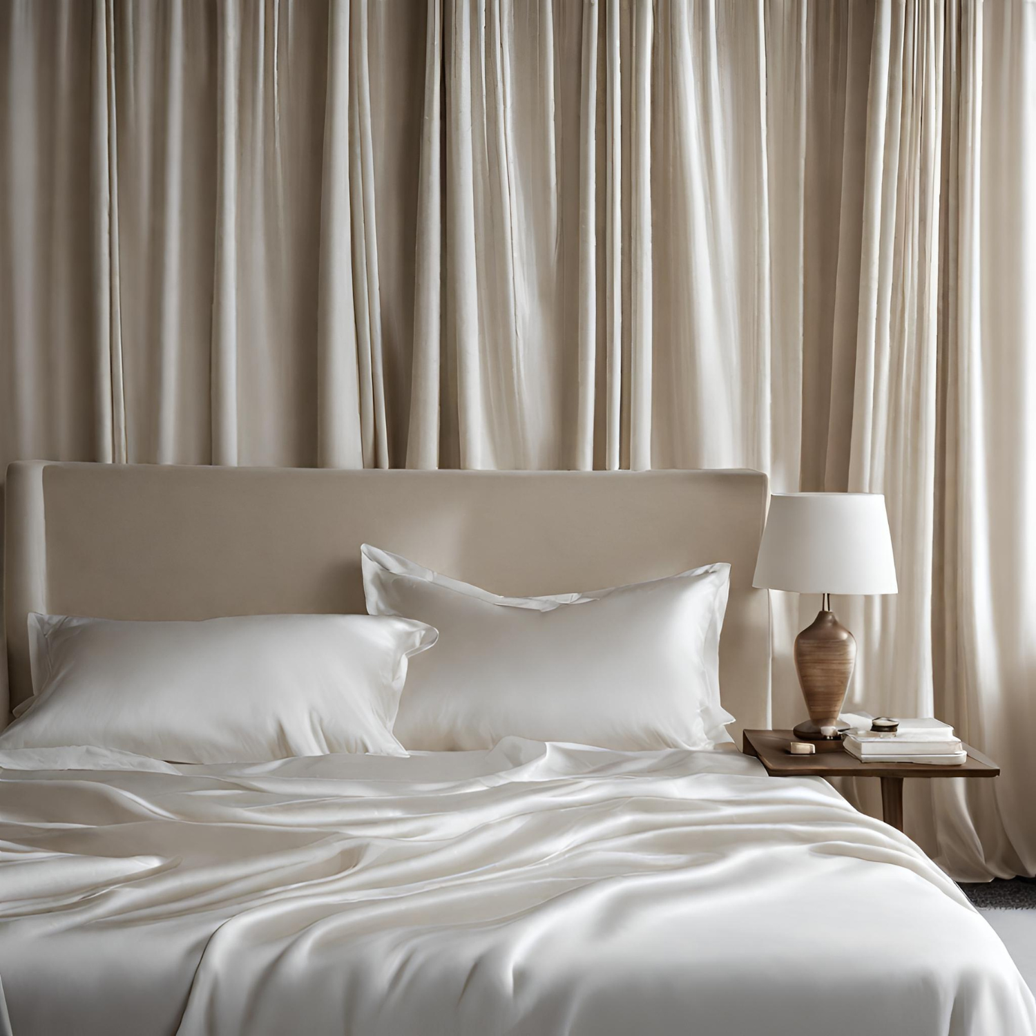 Luxury Mulberry Silk Seamless Flat Sheet