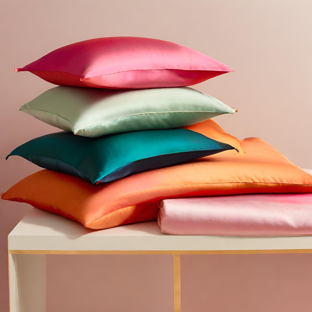 19 Momme Mulberry Silk Pillowcases, 100% Real Silk