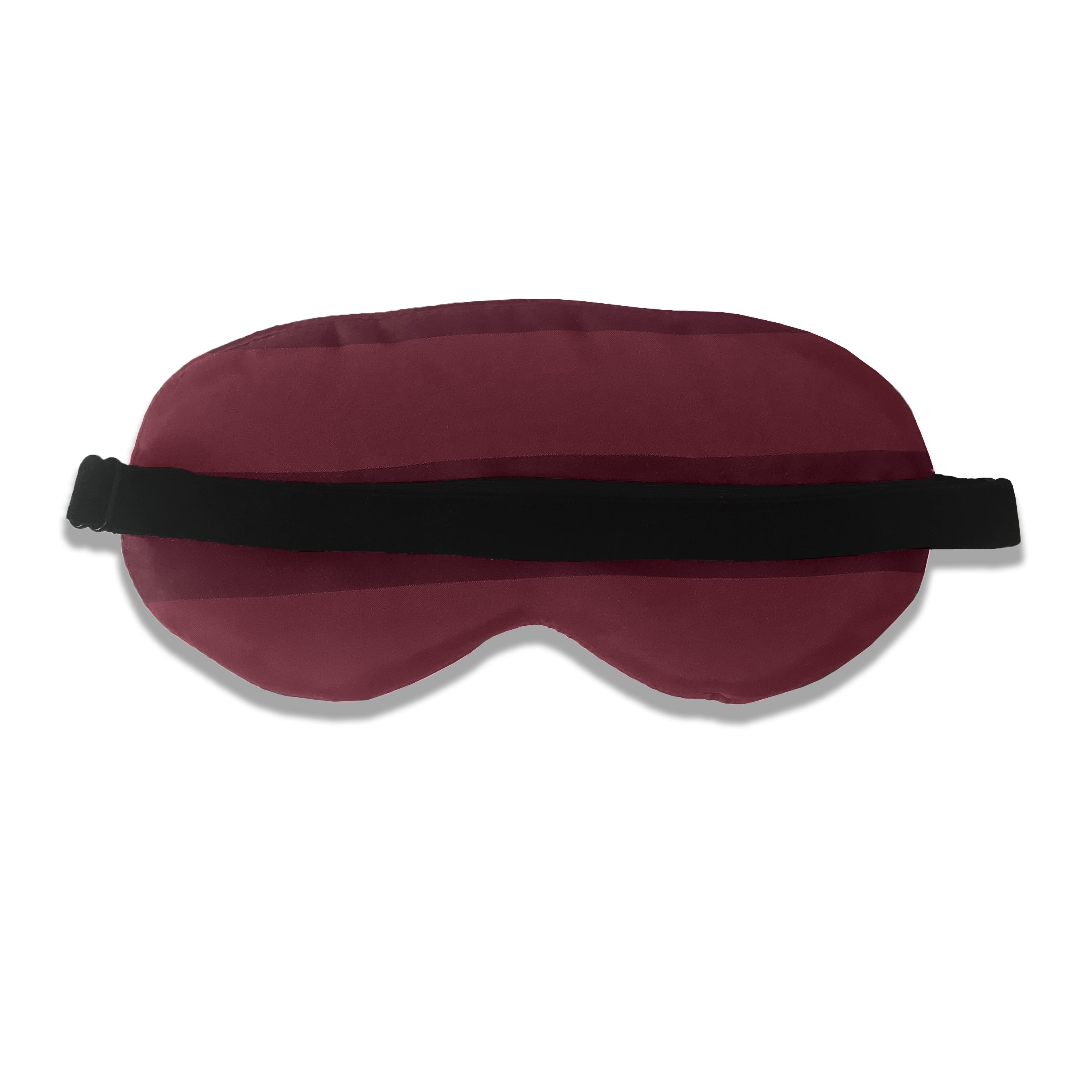 Beauty Silk Eye Mask with Velvet Band - MYK Silk #color_wine red