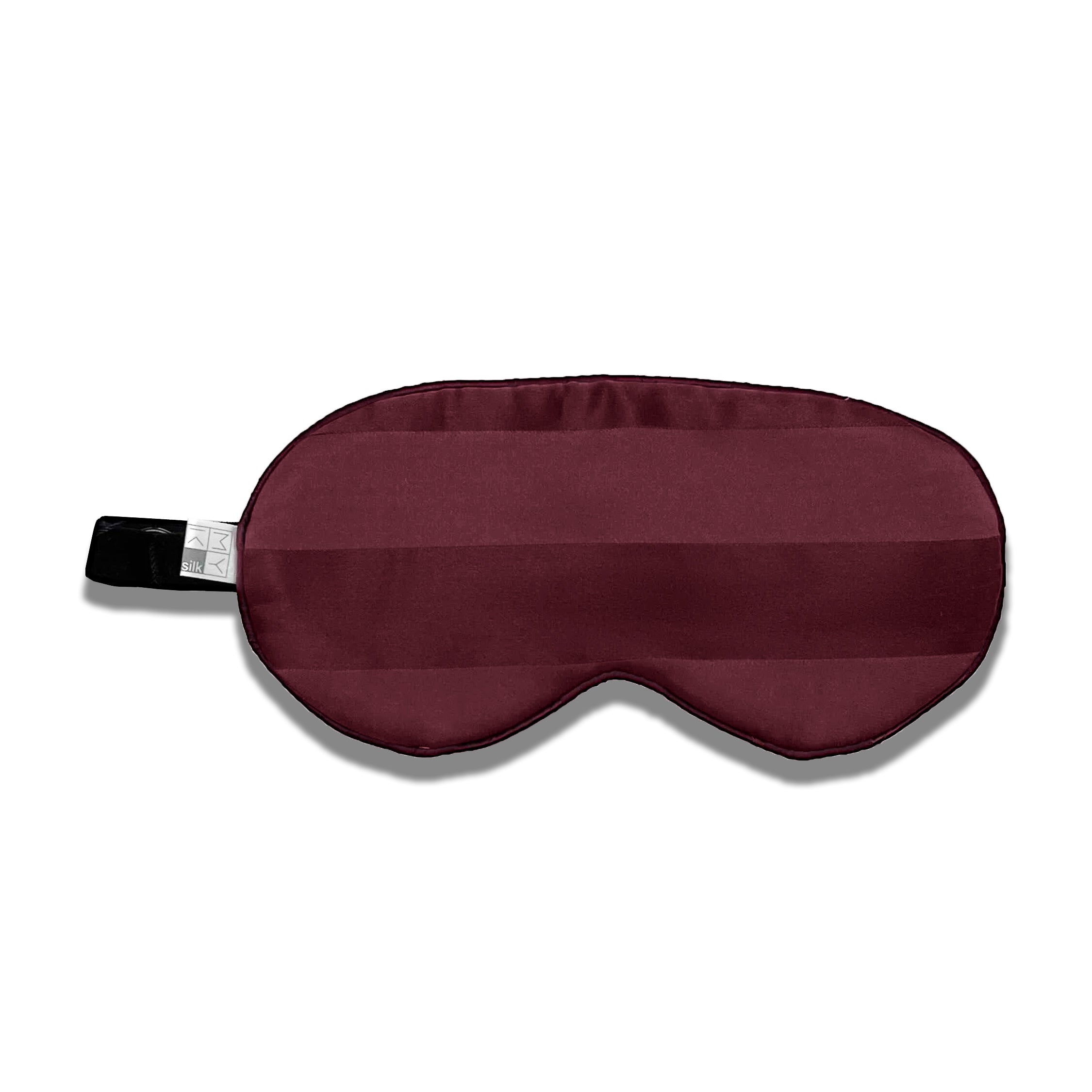 Beauty Silk Eye Mask with Velvet Band - MYK Silk #color_wine red