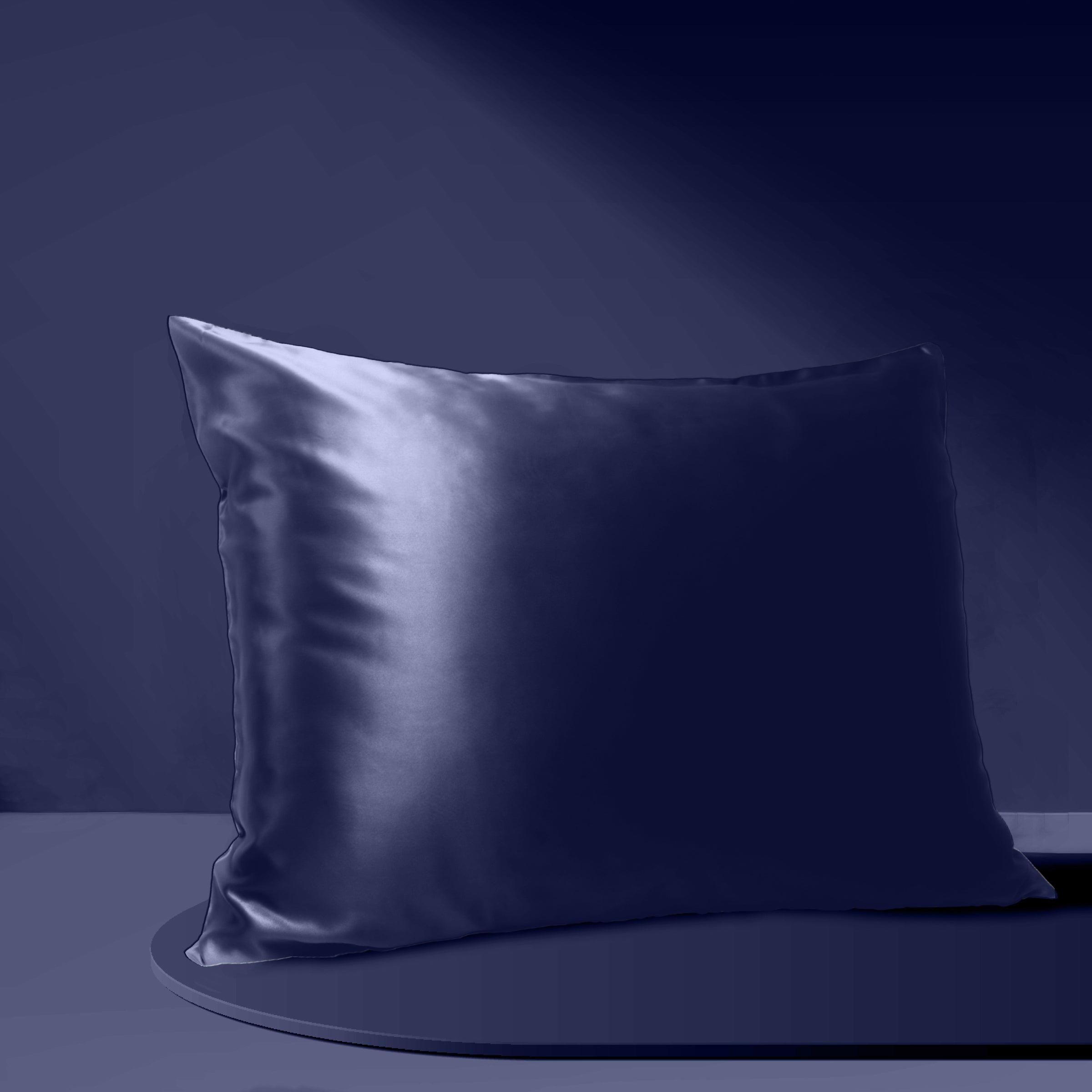 Products Luxury Mulberry Silk Pillowcase (25 momme) - MYK Silk #color_navy blue