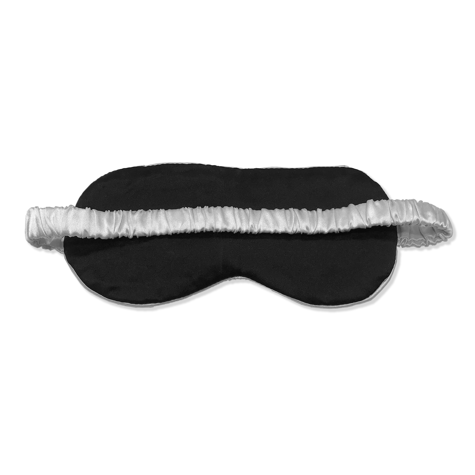 Luxury Silk Eye Mask with Silk-Covered Elastic Band (25 momme) - MYK Silk #color_french grey