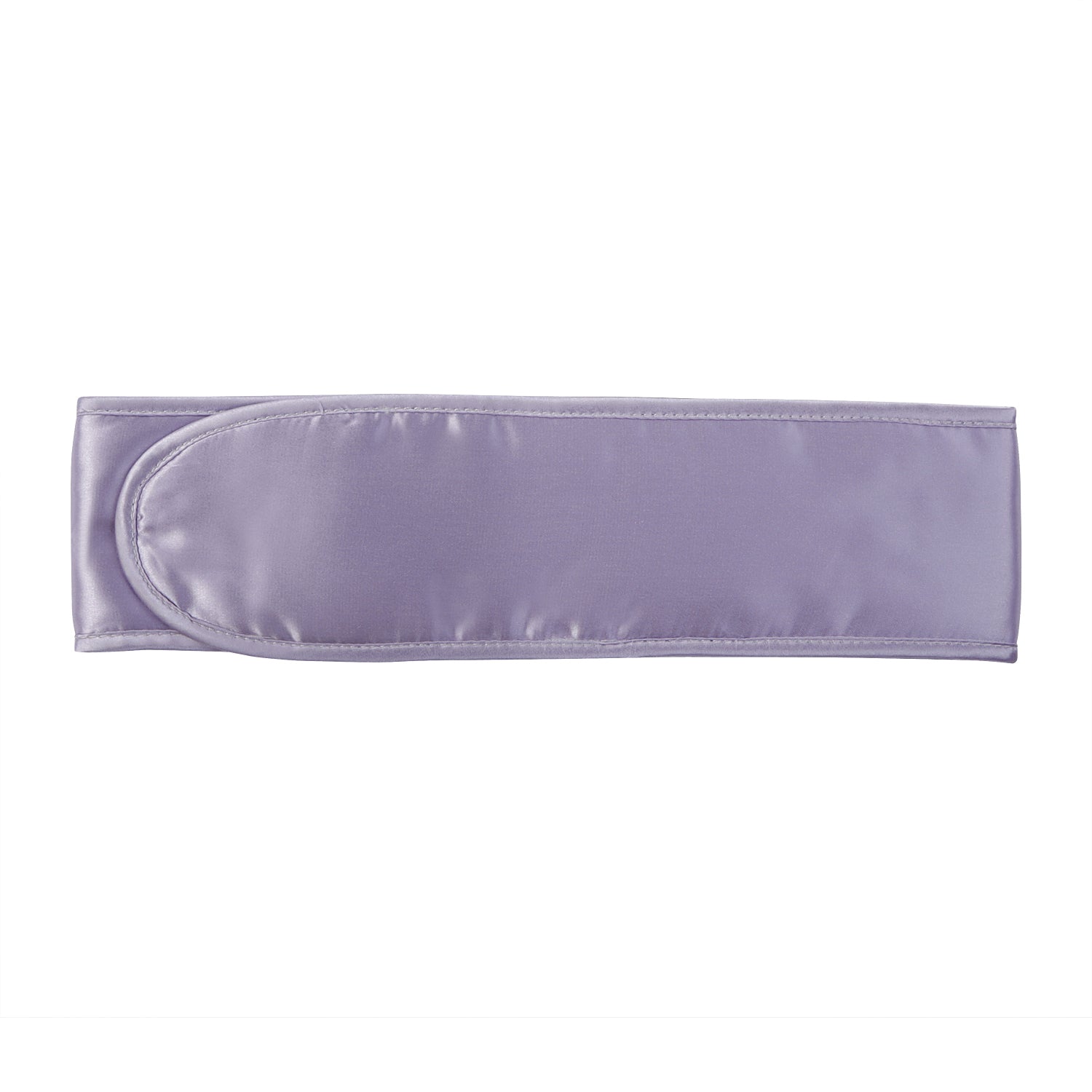 Silk Padded Spa Headband with Velcro - MYK Silk #color_lavender