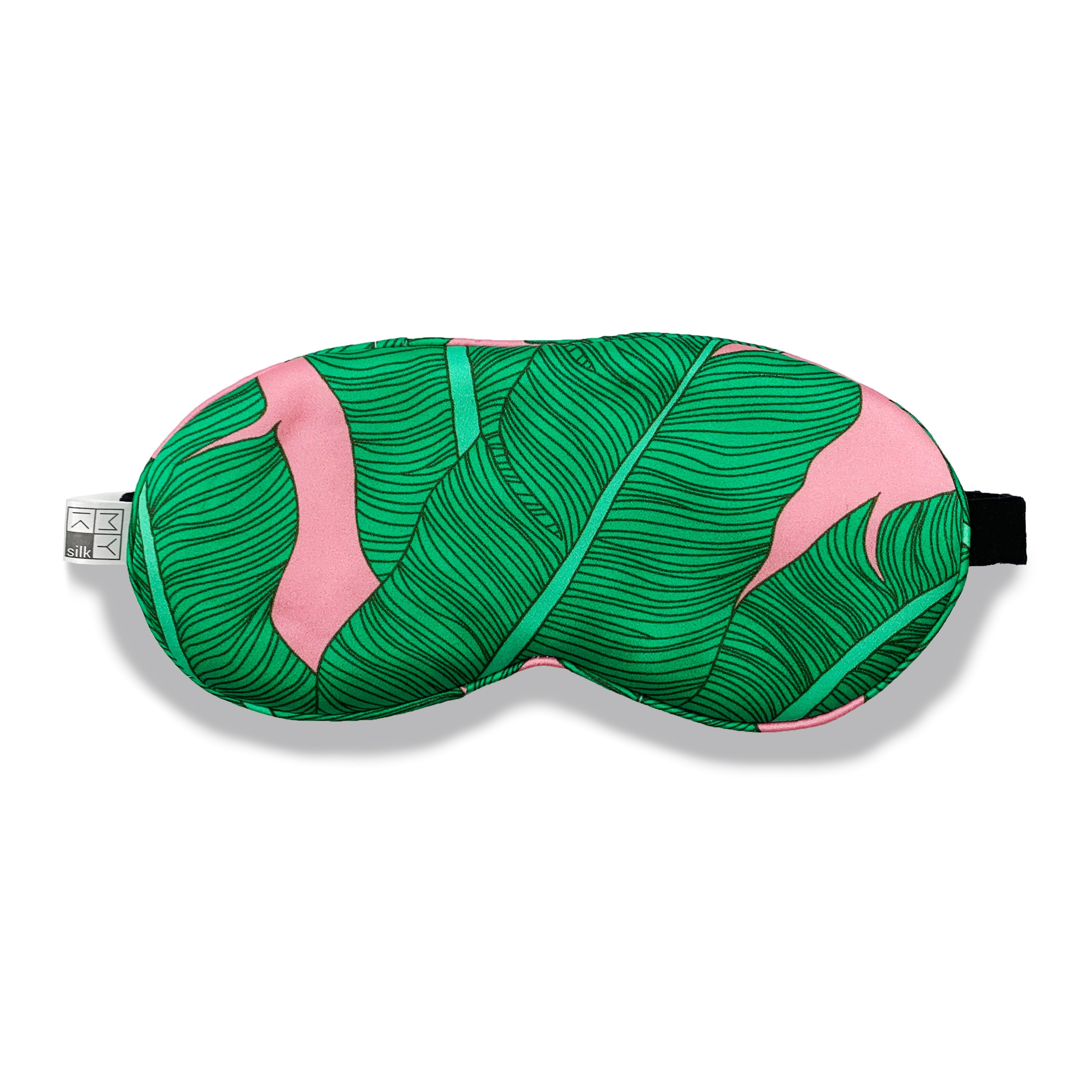 Beauty Silk Eye Mask with Velvet Band - MYK Silk #color_tropical