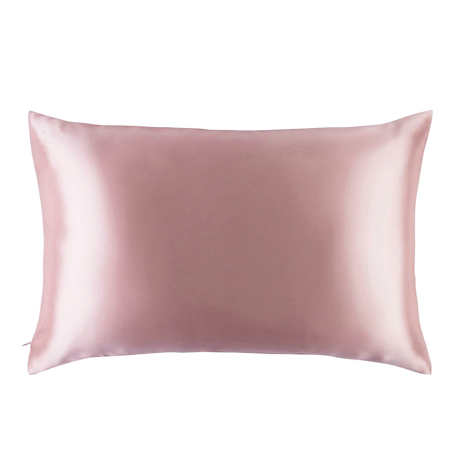 Natural Mulberry Silk Pillowcase with Cotton Underside (19 Momme) - MYK Silk #color_pink