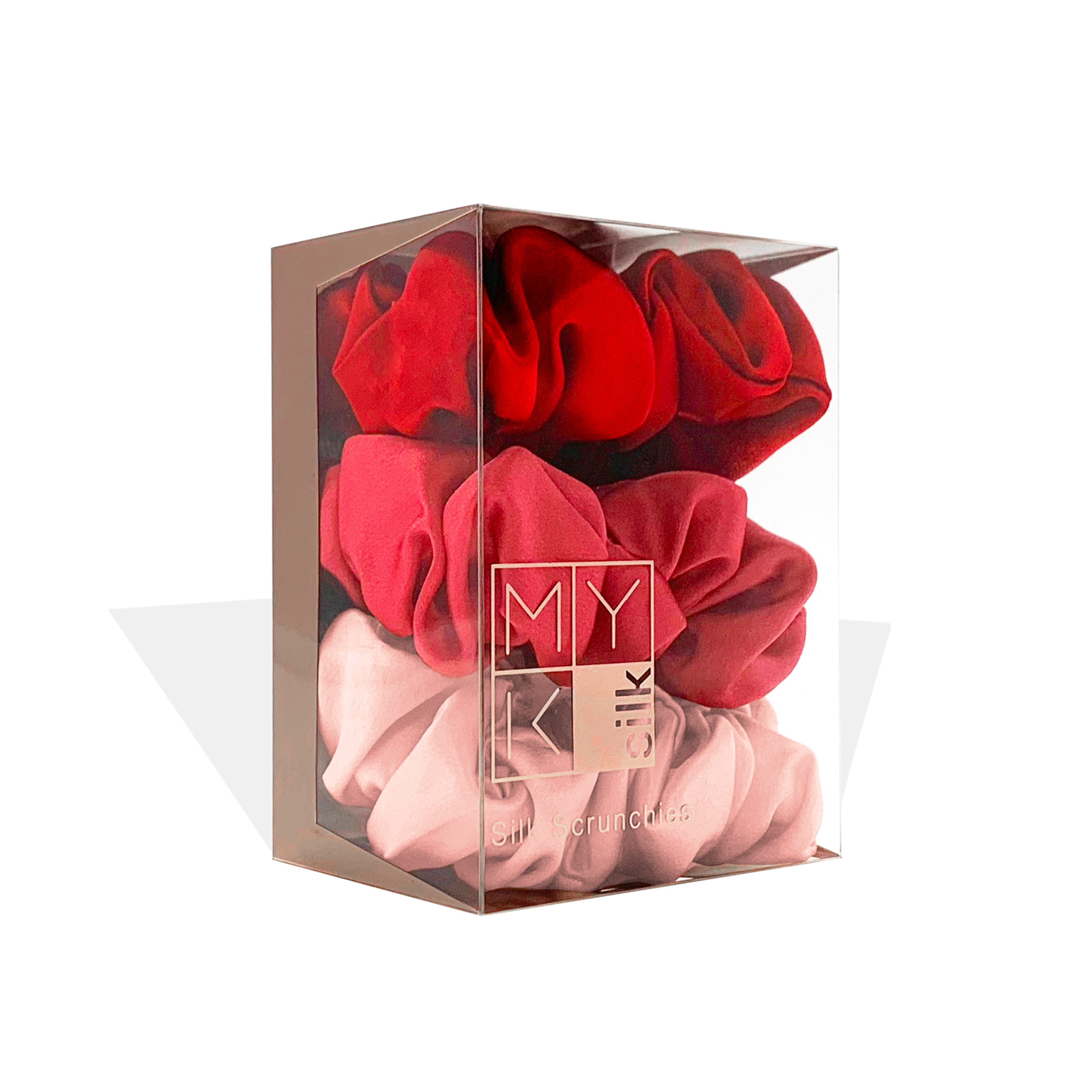 Large Silk Scrunchies (Pack of 3) - MYK Silk #color_bloom pack