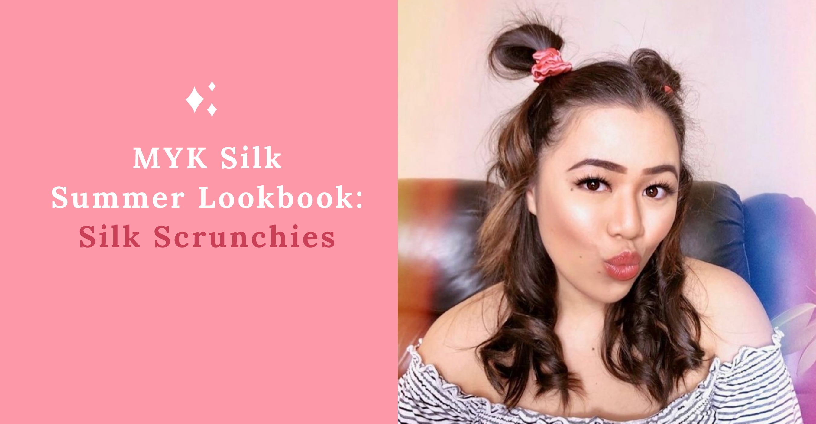 MYK Silk Summer Lookbook: Silk Scrunchies