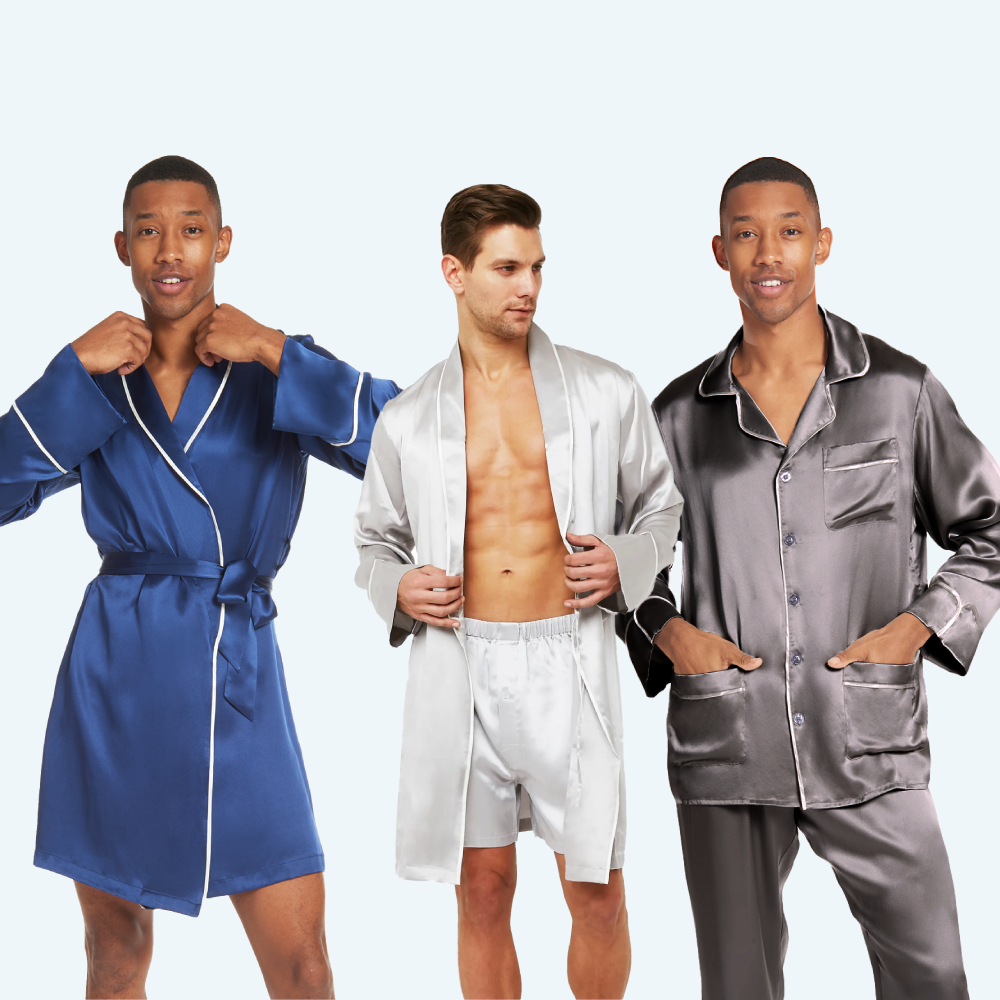 Men's Silk Sleepwear Collection