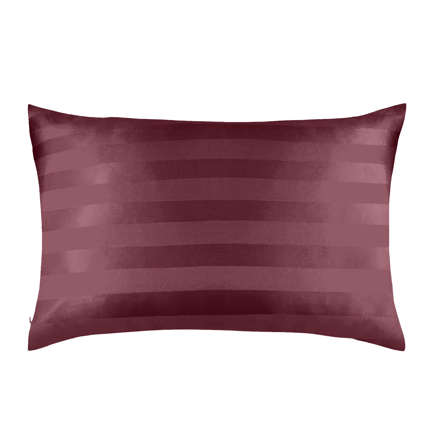 Natural Mulberry Silk Pillowcase (19 Momme) - MYK Silk #color_wine red stripes