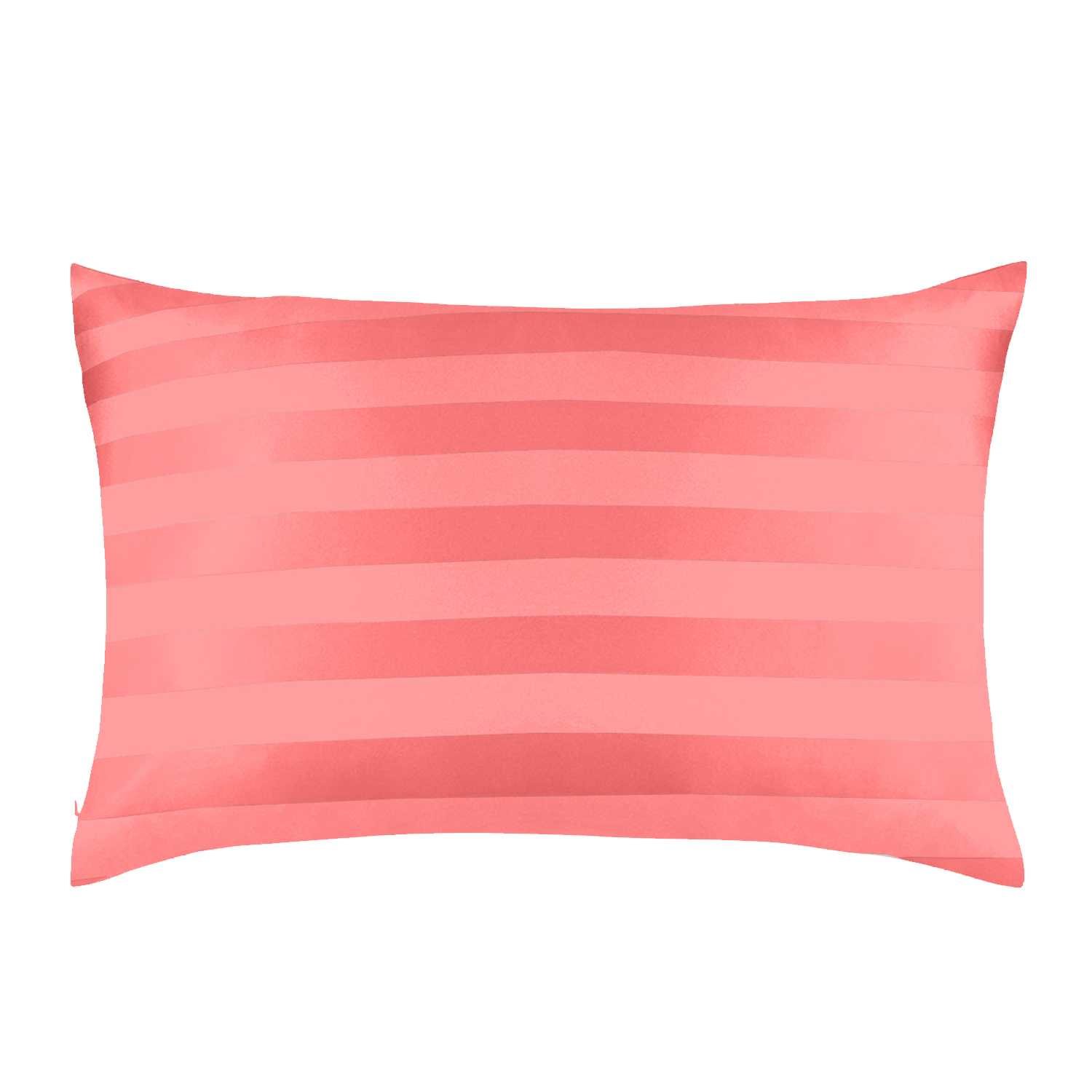 Natural Mulberry Silk Pillowcase (19 Momme) - MYK Silk #color_coral pink stripes