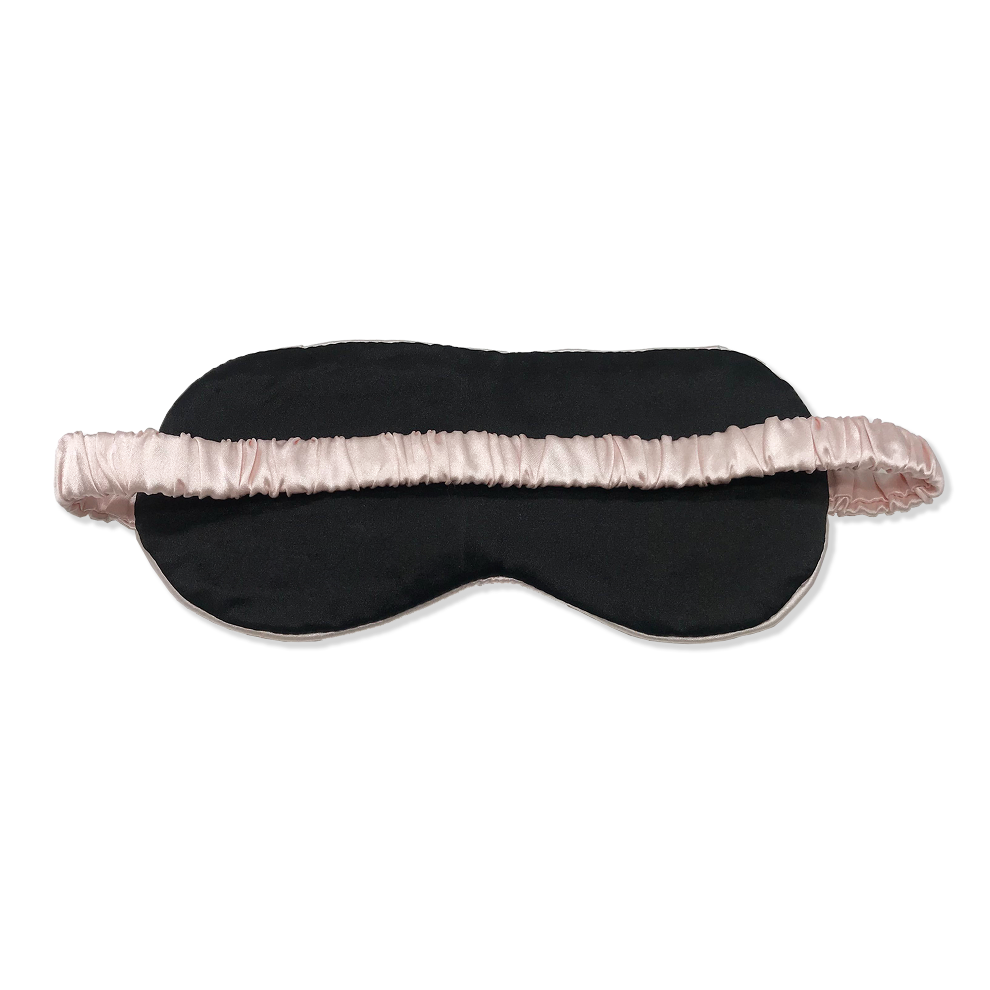 Luxury Silk Eye Mask with Silk-Covered Elastic Band (25 momme) - MYK Silk #color_blush