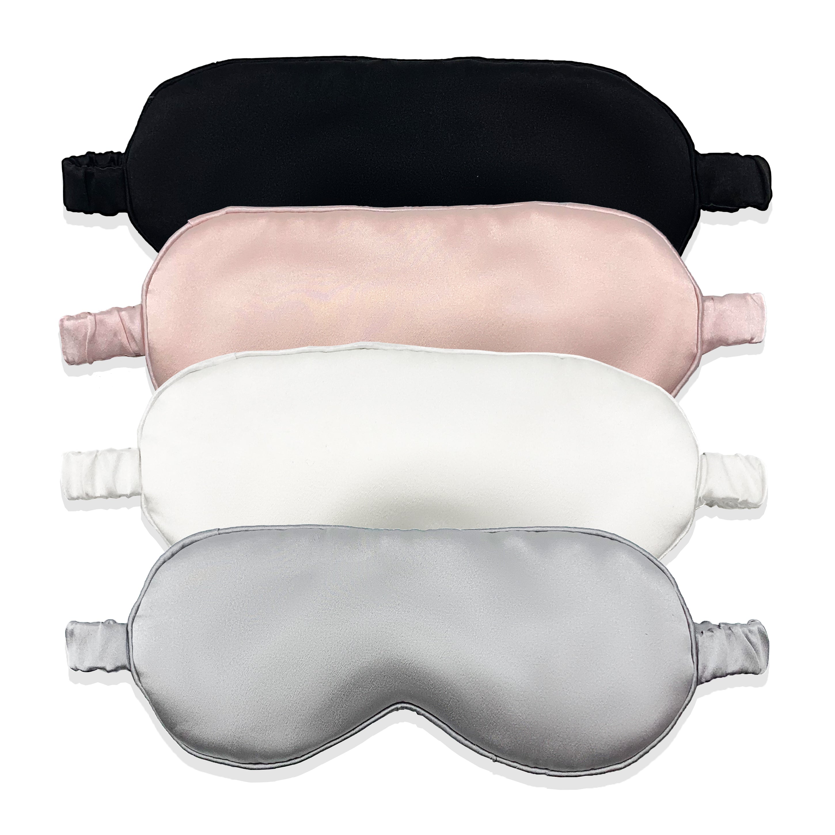 Mulberry Silk Sleep Eye Mask with Silk Covered Elastic Strap 