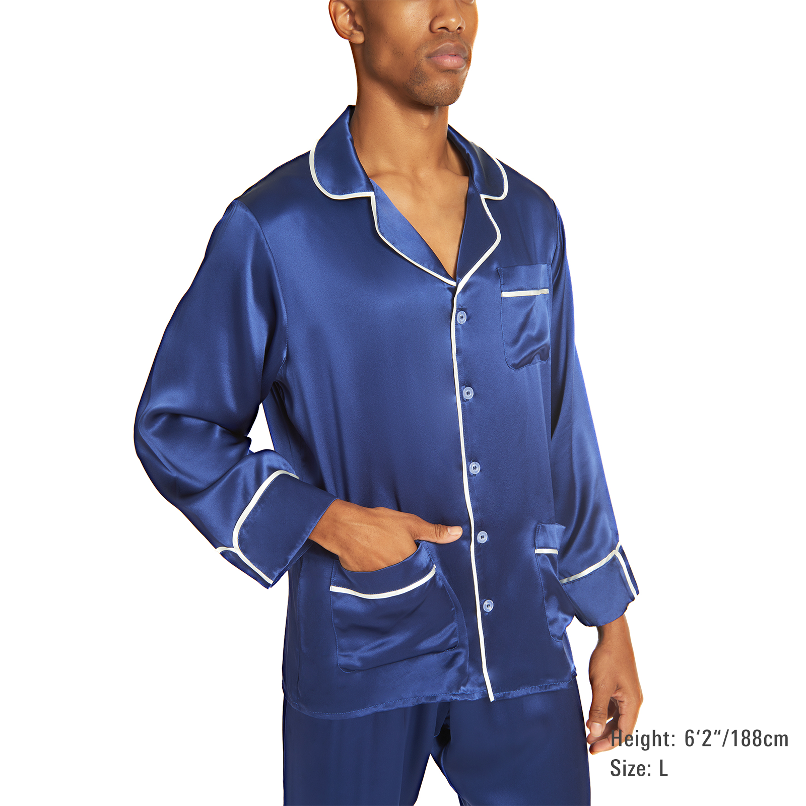 Mens Designer Pajamas for Men Sleepwear Set Pijama Set Long Sleeve