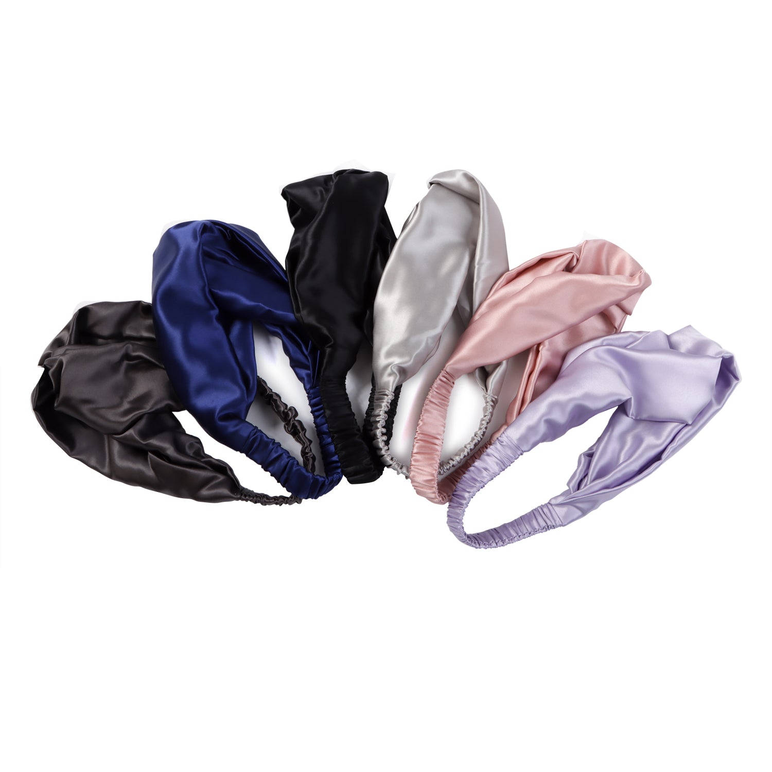 Twisted Silk Headband with Elastic Band #color_omit