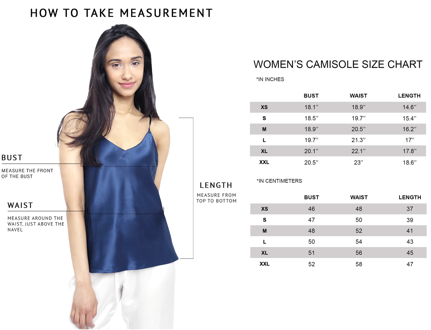 Silk Camisole with Adjustable Strap - MYK Silk