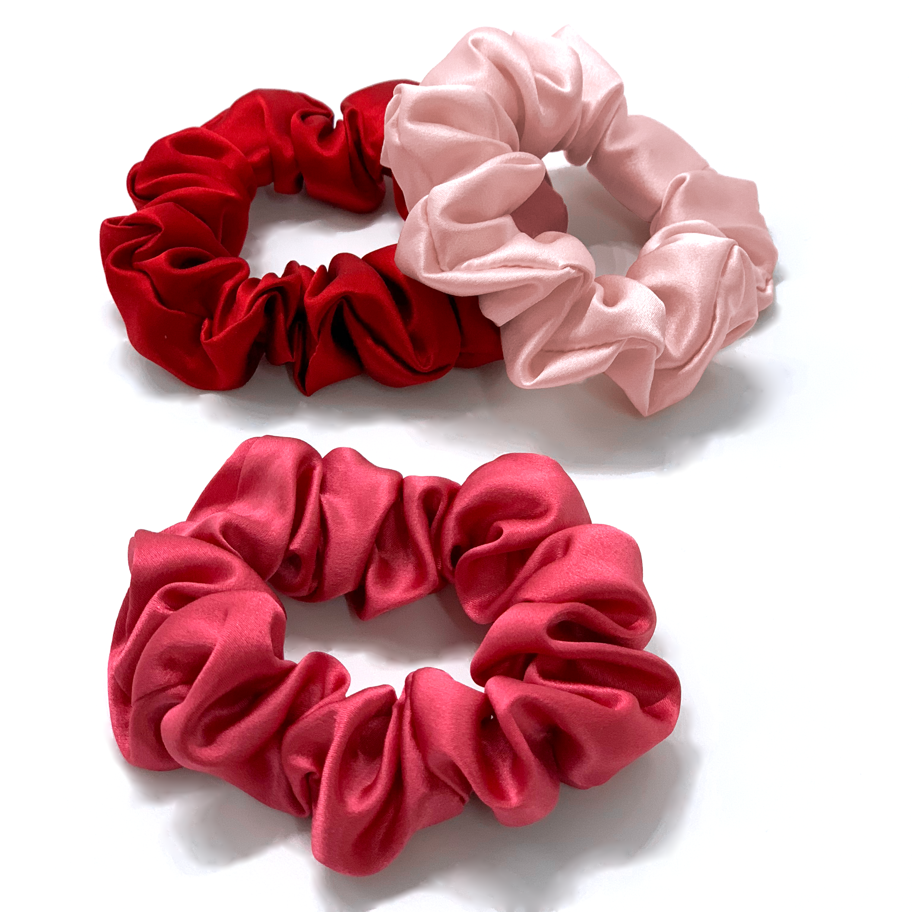 Large Silk Scrunchies (Pack of 3) - MYK Silk #color_bloom pack