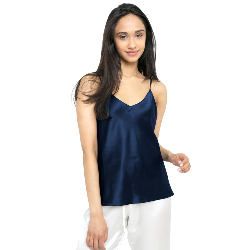 Silk Camisole Tops, Silk Tanktops for Women - SILKSILKY